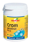 Crom Picolinat (Crom 30 �g) - 30 de tablete