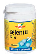 Seleniu 50 g (30 de tablete)